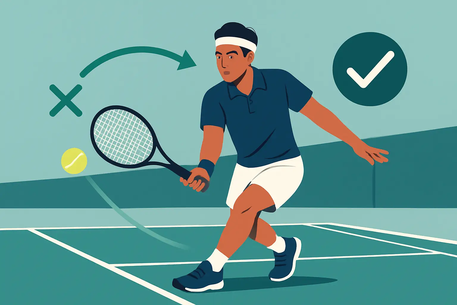 Effortless Tennis Ground Stroke Corrections