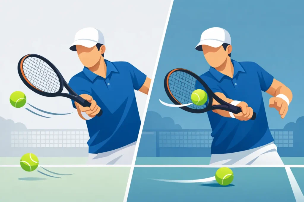 How to Stop Shanking Tennis Forehand