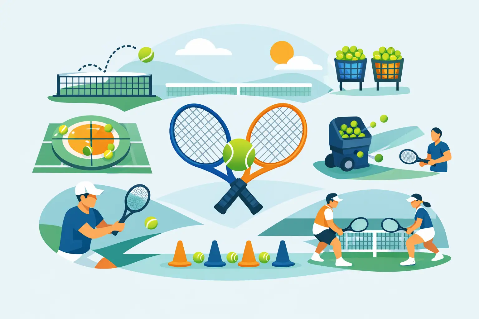 7 Tennis Groundstroke Consistency Drills
