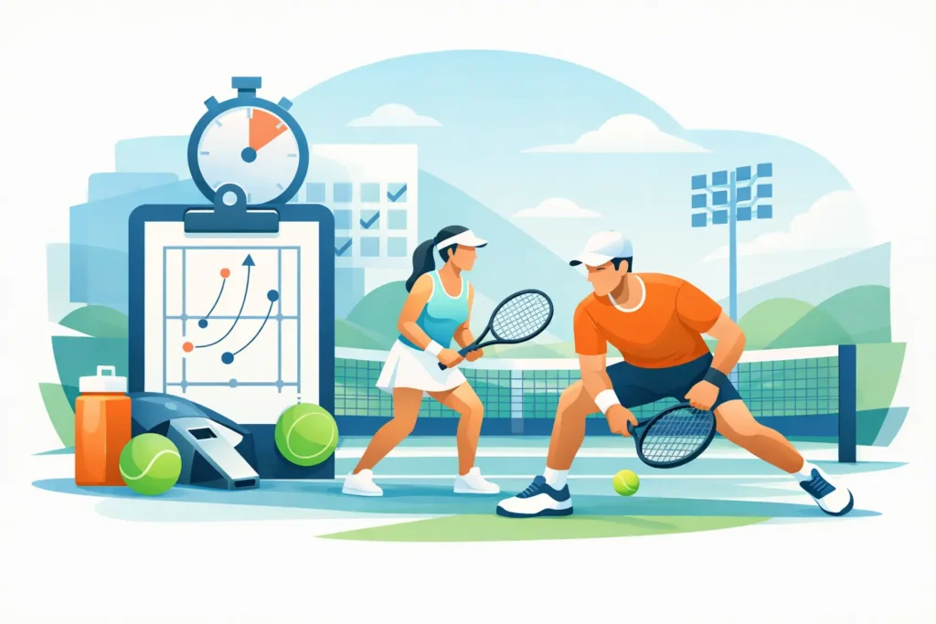 Tennis Intensive Training Plan for Adults